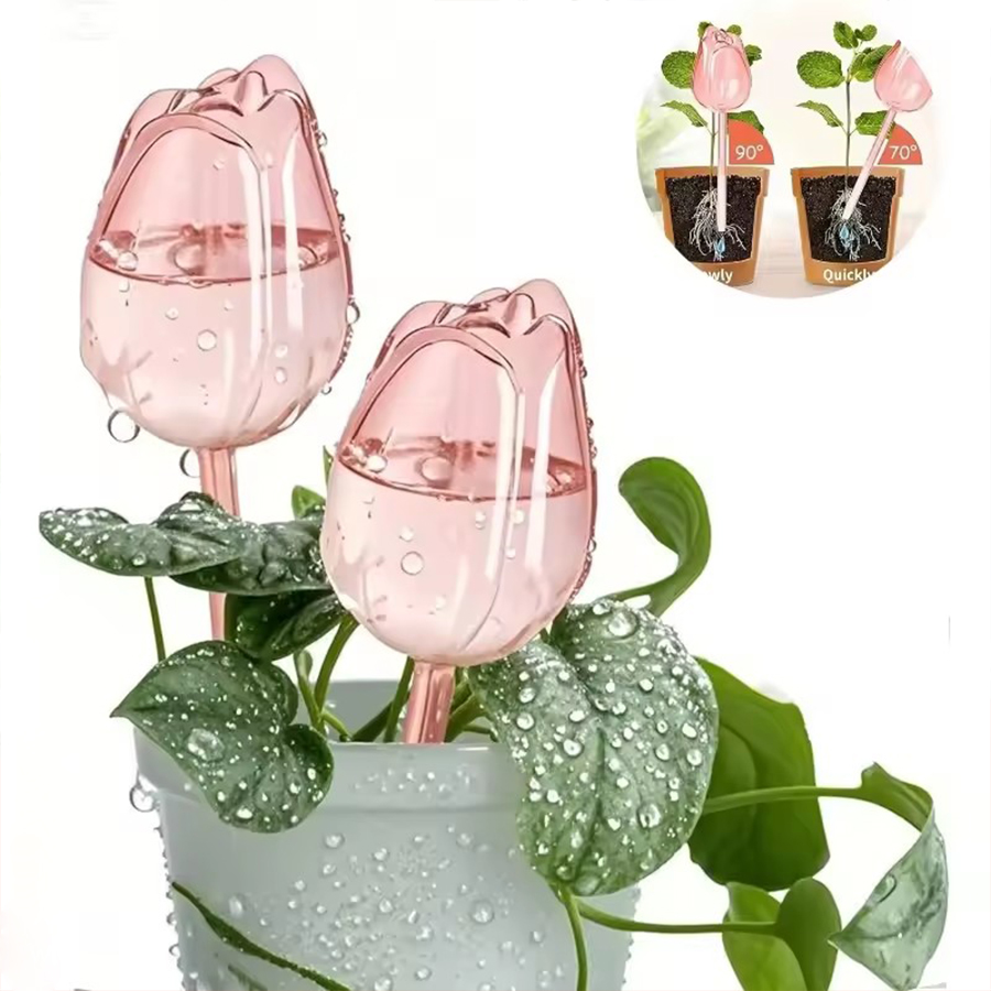 Gardening Tools And Equipment - Прозрачный толстый ПЭТ-ирригатор в форме тюльпана