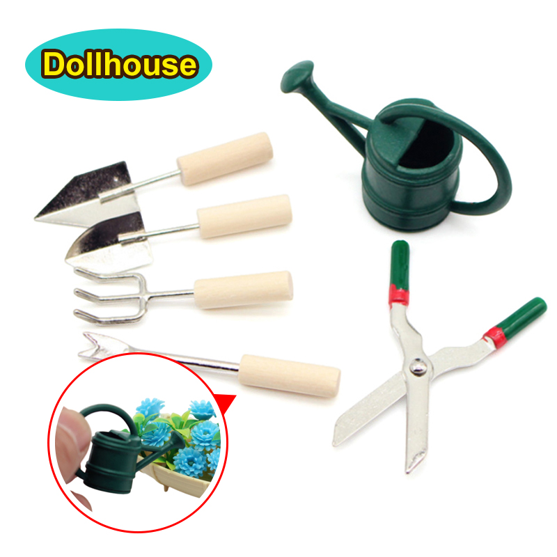 Gardening Tools And Equipment - 1/12 кукольный домик, имитация лейки, набор