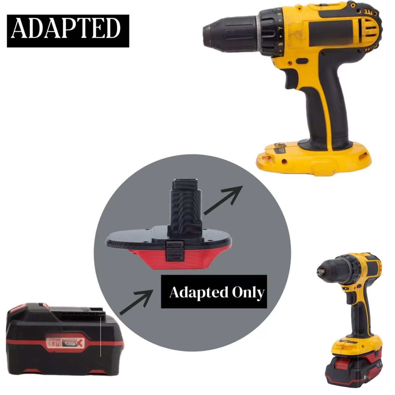 Gardening Tools Lidl - Адаптер-переходник для аккумуляторов LIDL Parkside X20V