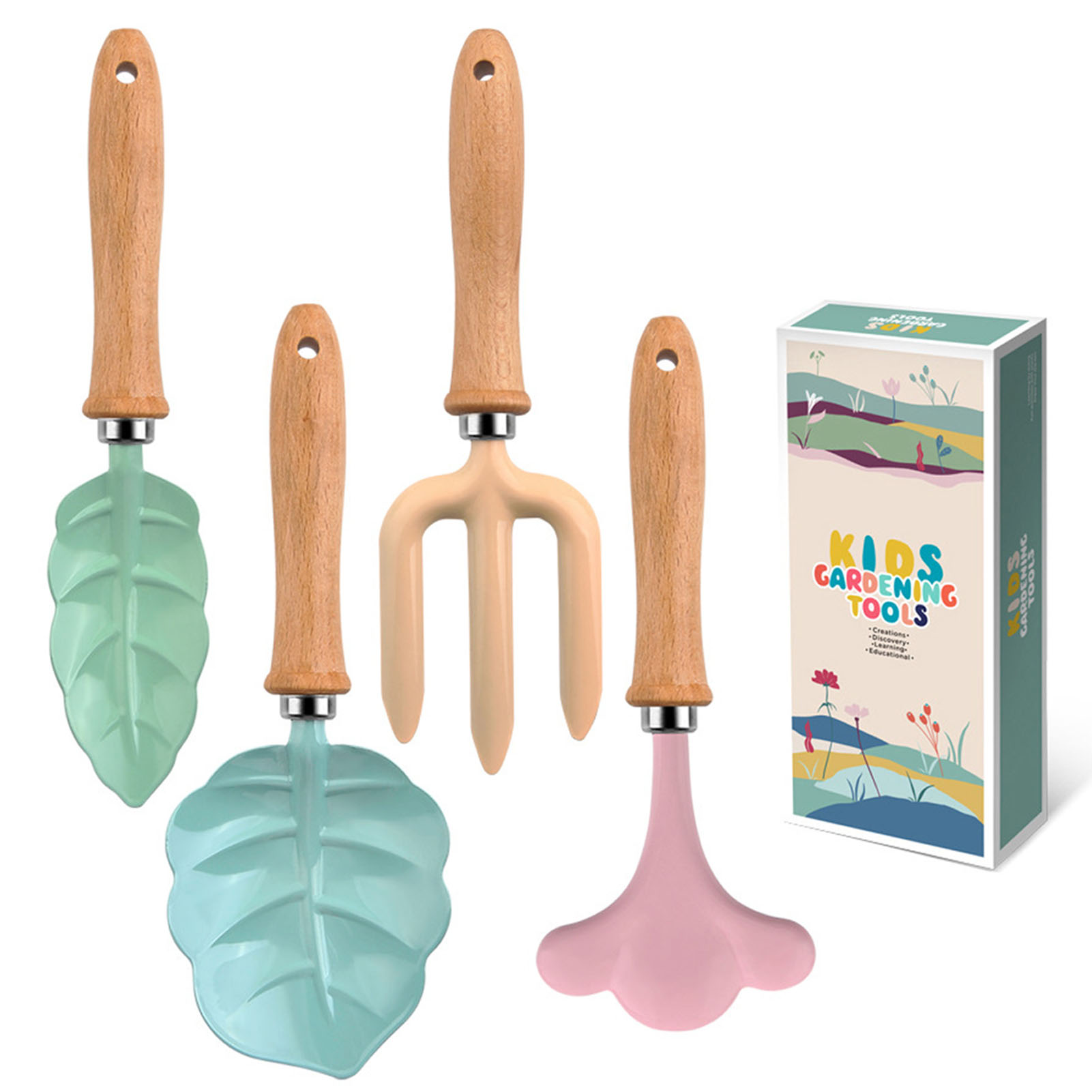 Gardening Tools For Toddlers - Набор для садоводства с деревянной ручкой