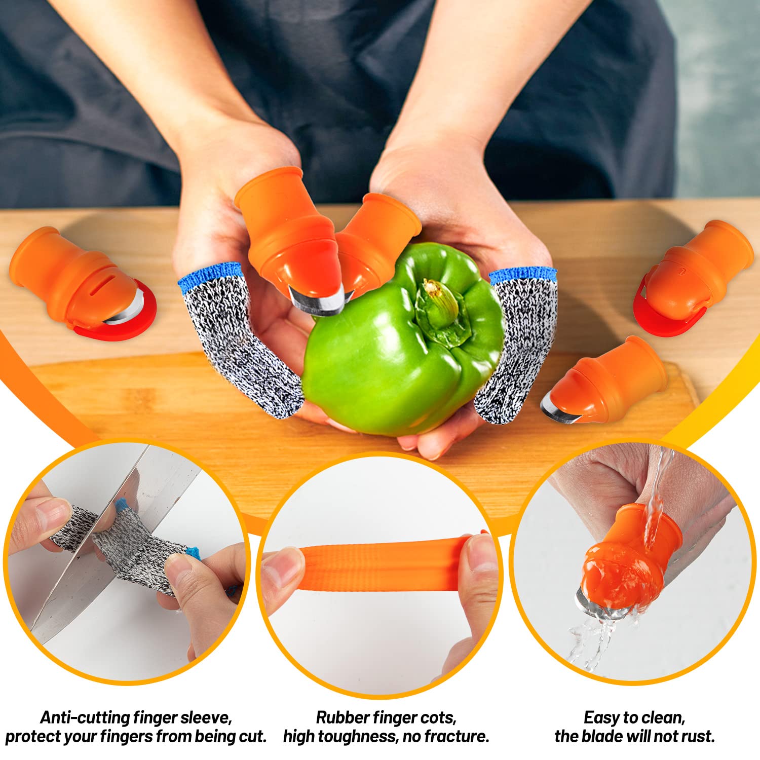 Силиконовый защитный напальчни – обзор и цена Gardening Tools Knife