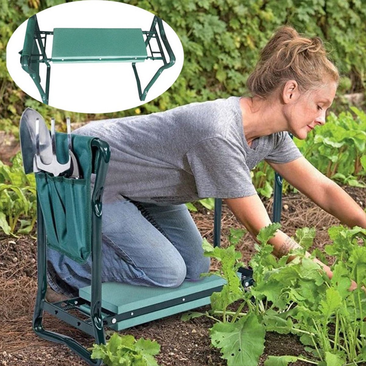 Садовый стул-табурет 2-в-1 B23 – обзор и цена Gardening Tools For Seniors
