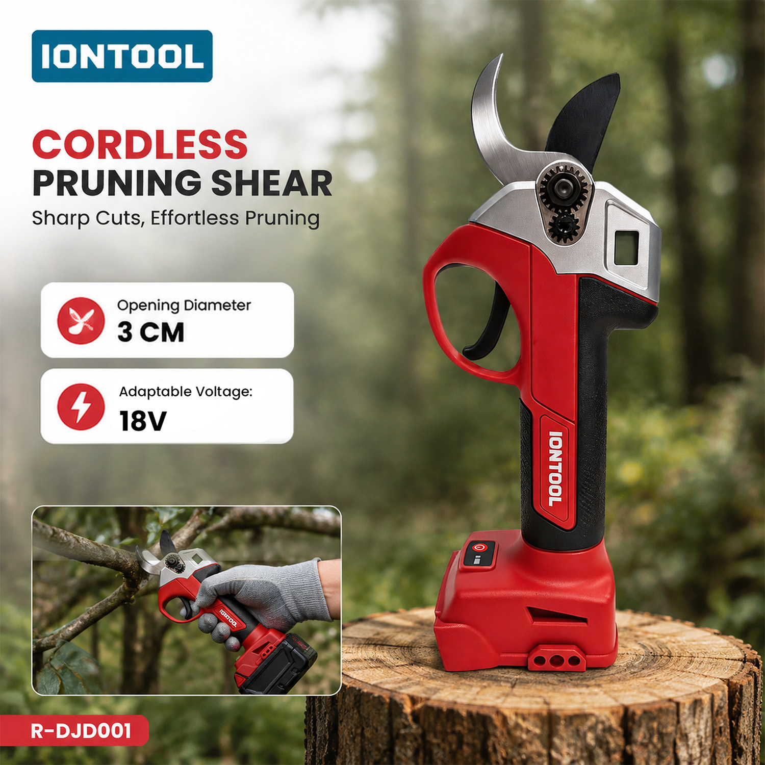 Беспроводные секаторы IONTOOL  – обзор и цена Gardening Tools Scissors