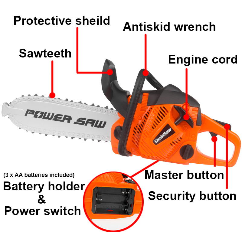 Игрушечная бензопила, детские  – обзор и цена Gardening Tools For 8 Year Olds